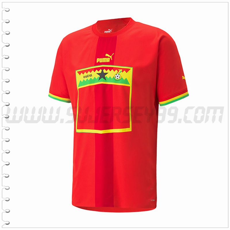 Segunda Nuevo Camiseta Equipo Ghana 2022 2023