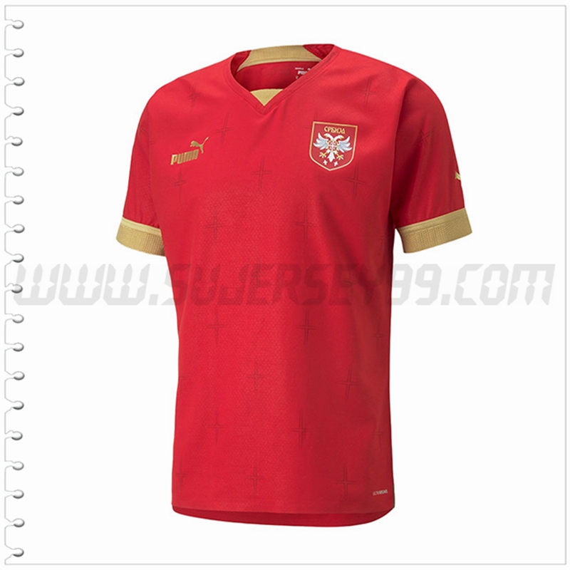 Primera Nuevo Camiseta Equipo Serbia 2022 2023