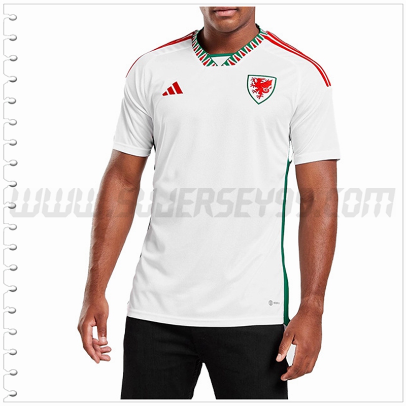 Primera Nuevo Camiseta Equipo Gales 2022 2023