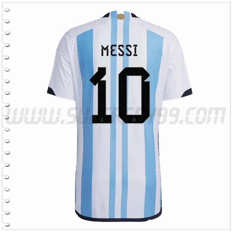 Primera Camiseta Futbol Argentina MESSI #10 2022 2023