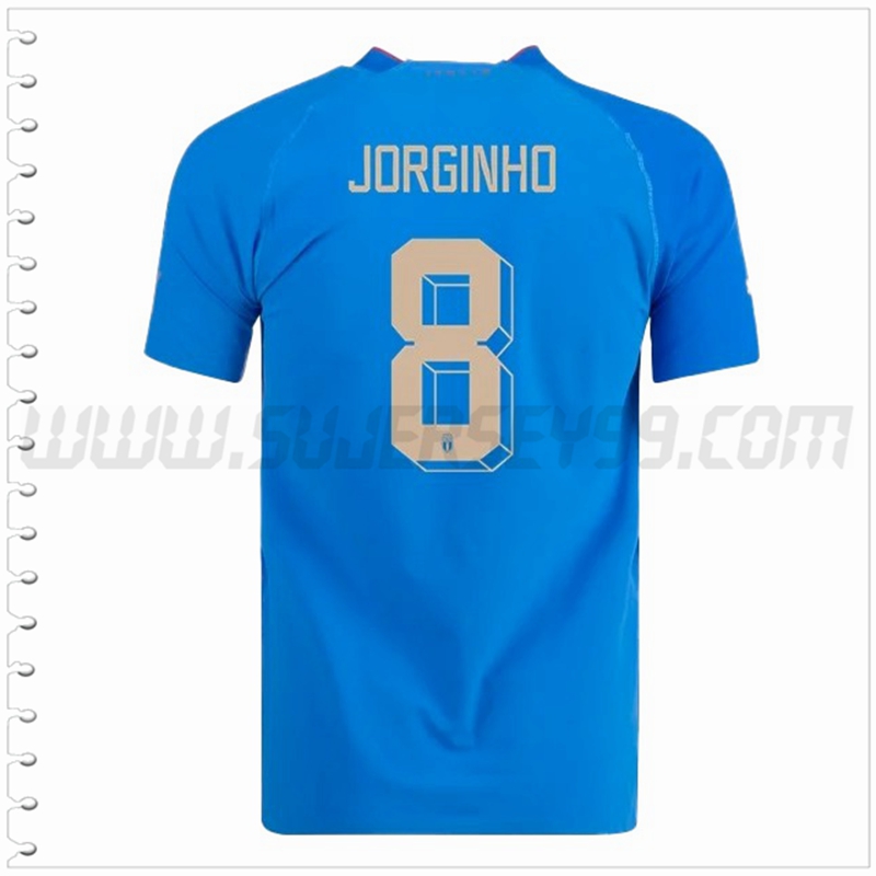 Primera Camiseta Futbol Italia JORGINHO #8 2022 2023