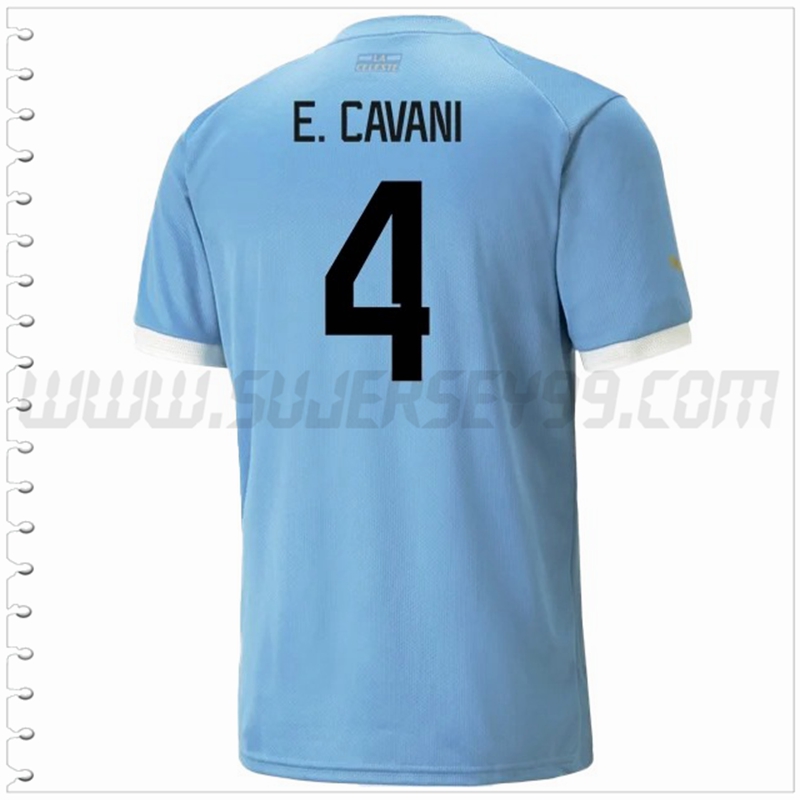 Primera Camiseta Futbol Uruguay R.ARAUJO #4 2022 2023