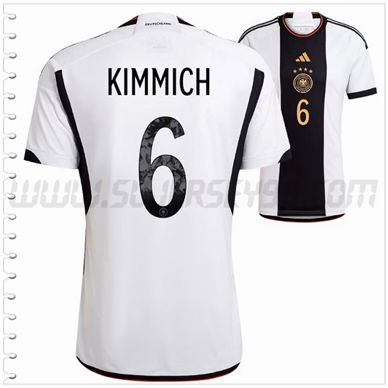 Primera Camiseta Futbol Alemania KIMMICH #6 2022 2023