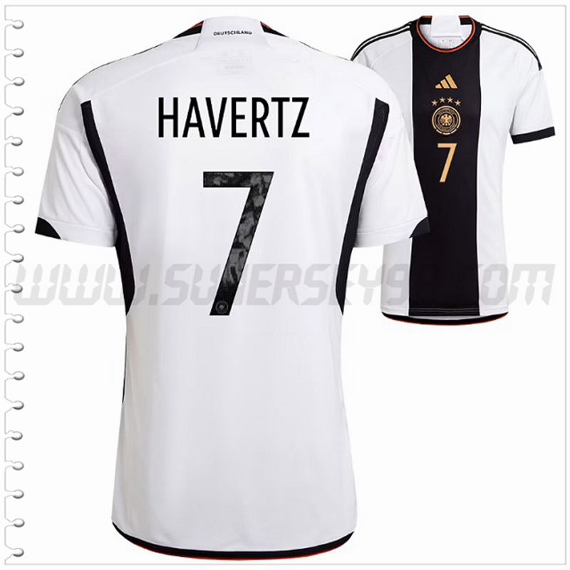 Primera Camiseta Futbol Alemania HAVERTZ #7 2022 2023