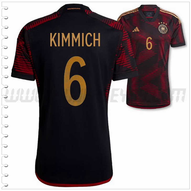 Segunda Camiseta Futbol Alemania KIMMICH #6 2022 2023