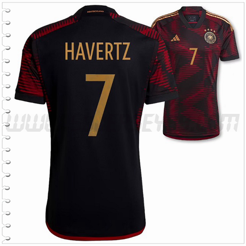 Segunda Camiseta Futbol Alemania HAVERTZ #7 2022 2023