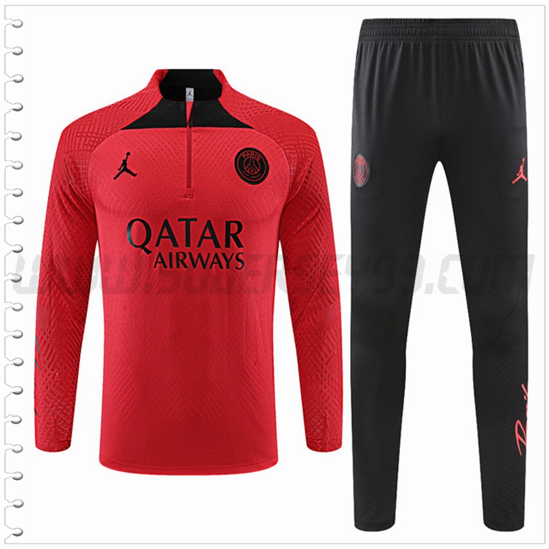 Chandal Futbol Jordan PSG Rojo 2022 2023