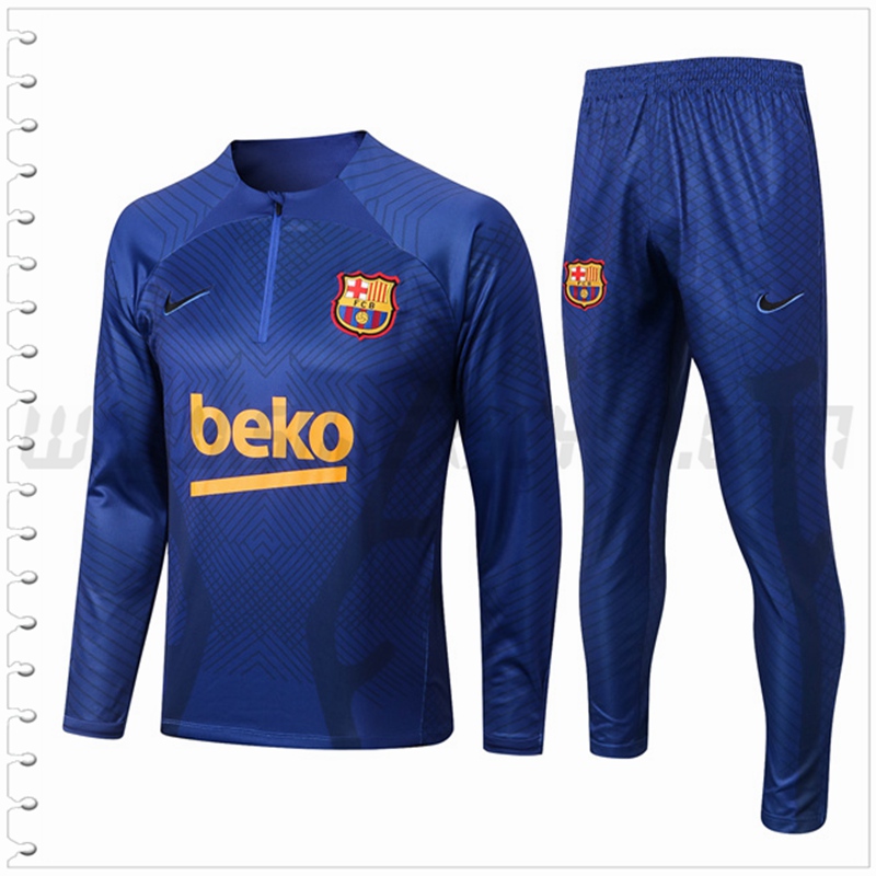 Chandal Futbol FC Barcelona Azul/Negro 2022 2023