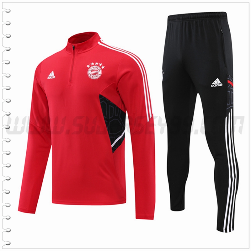 Chandal Futbol Bayern Munich Rojo 2022 2023