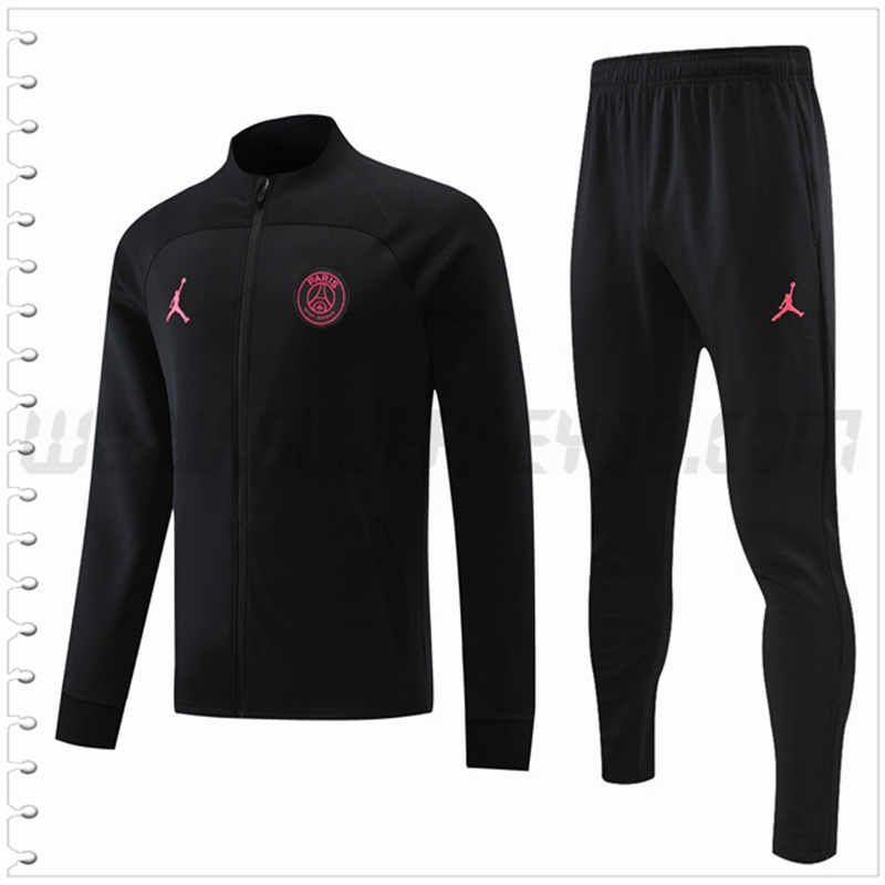 Chaqueta Chandal Futbol Jordan PSG Negro 2022 2023