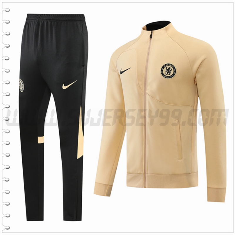 Chaqueta Chandal Futbol FC Chelsea Amarillo 2022 2023