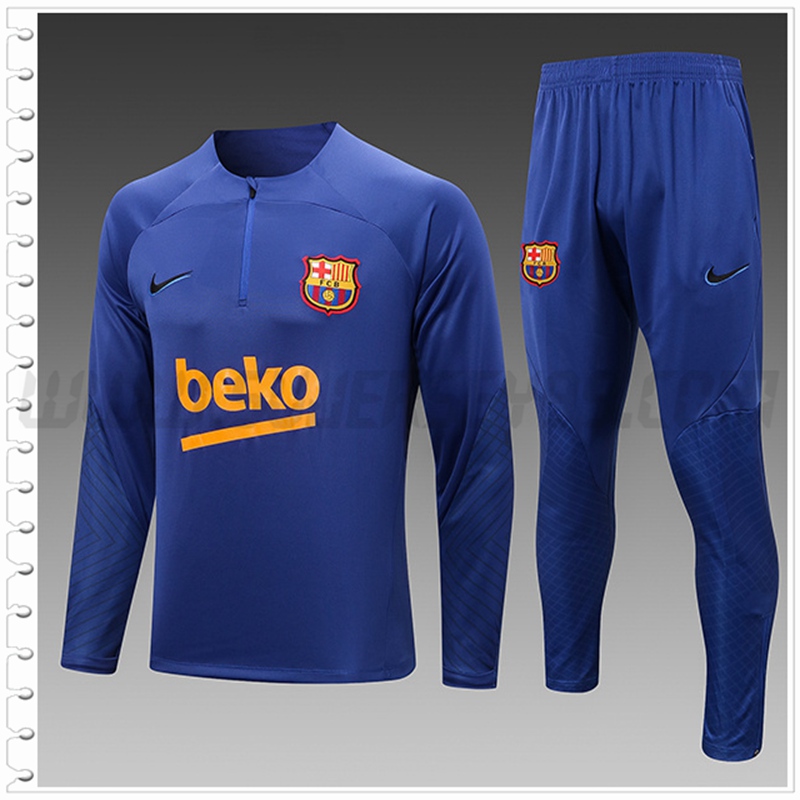 Chandal Futbol FC Barcelona Ninos Azul 2022 2023