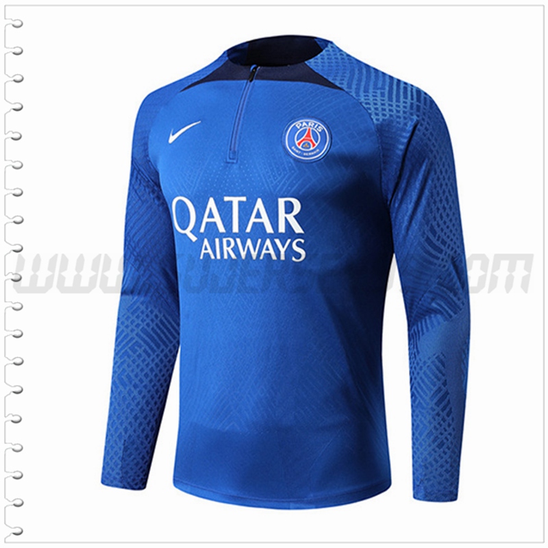 Sudadera Entrenamiento PSG Azul 2022 2023