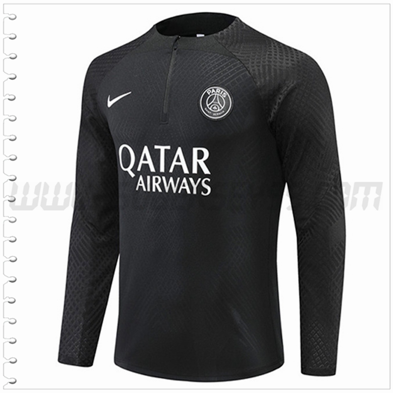 Sudadera Entrenamiento PSG Negro 2022 2023