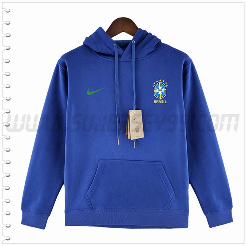 Sweatshirt con Capucha Brasil Azul 2022 2023