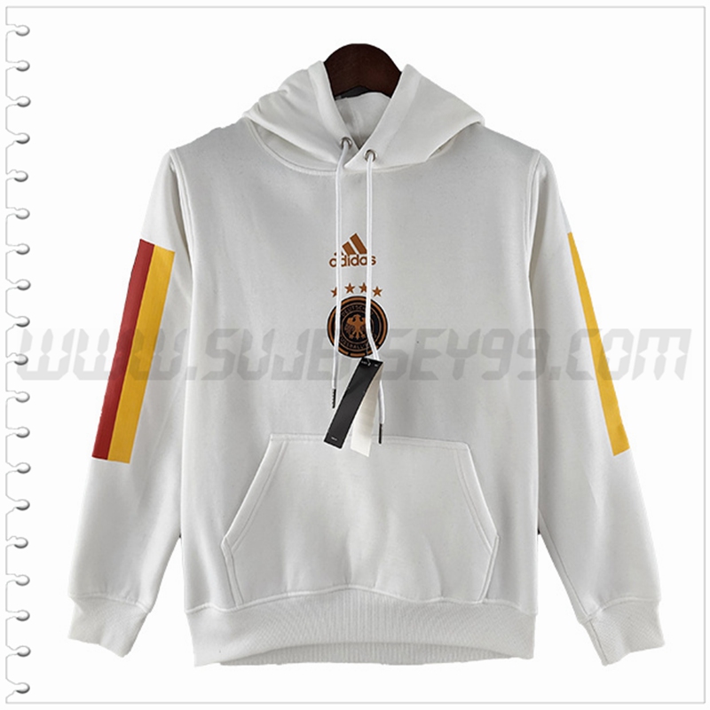 Sweatshirt con Capucha Alemania Blanco 2022 2023