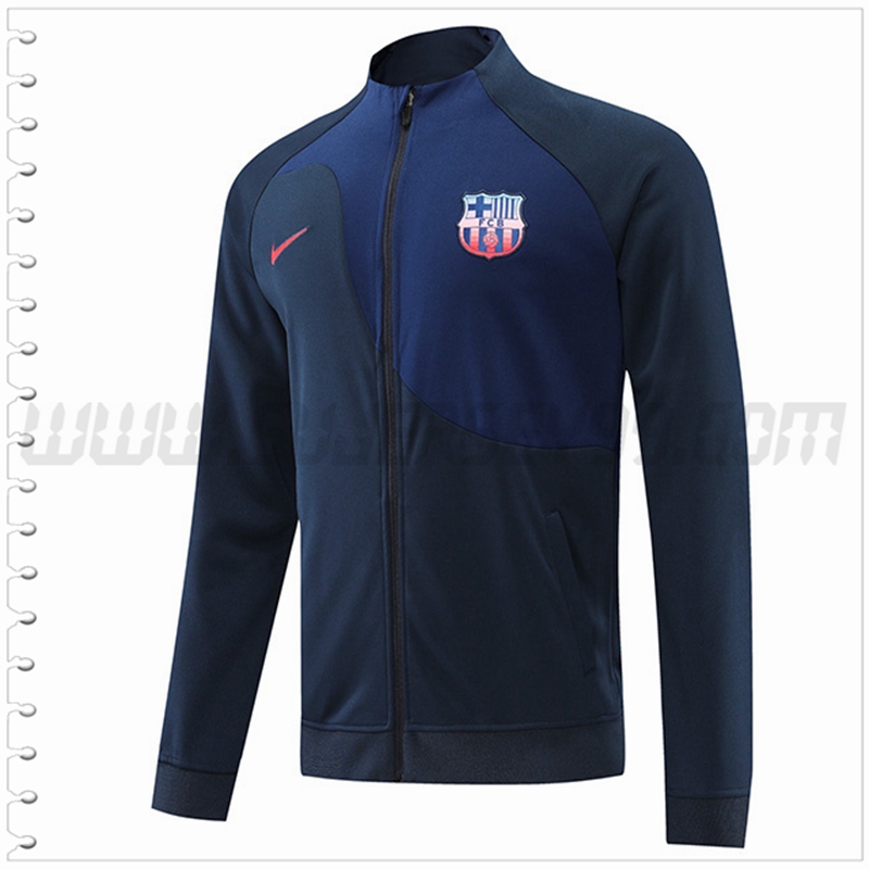 Chaqueta Futbol FC Barcelona Azul Marino 2022 2023