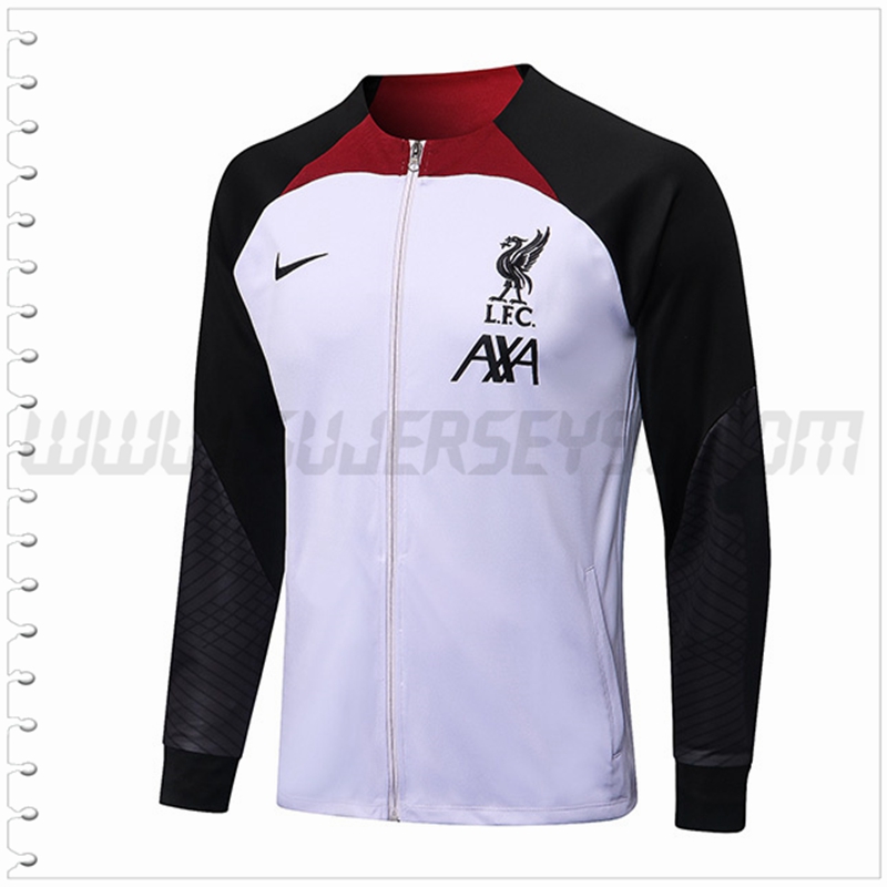 Chaqueta Futbol FC Liverpool Negro/Blanco 2022 2023