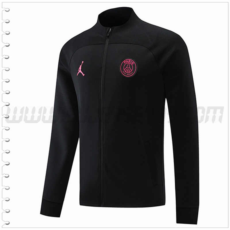 Chaqueta Futbol Jordan PSG Negro 2022 2023