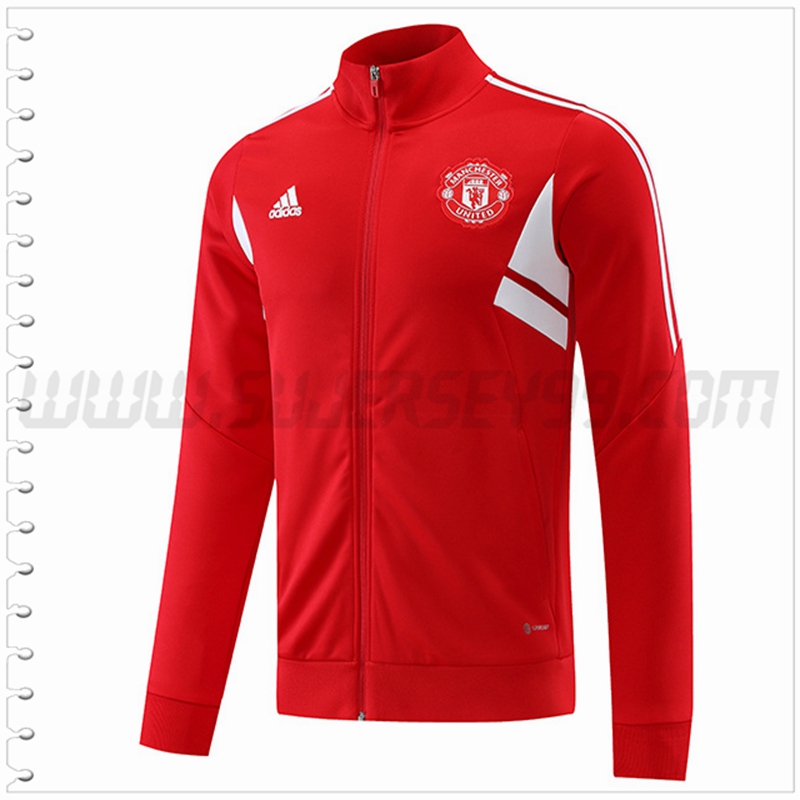 Chaqueta Futbol Manchester United Rojo 2022 2023