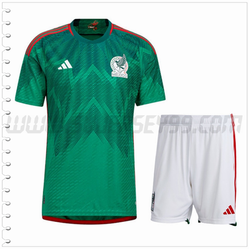 Primera Equipacion del México + Pantalones Cortos 2022 2023