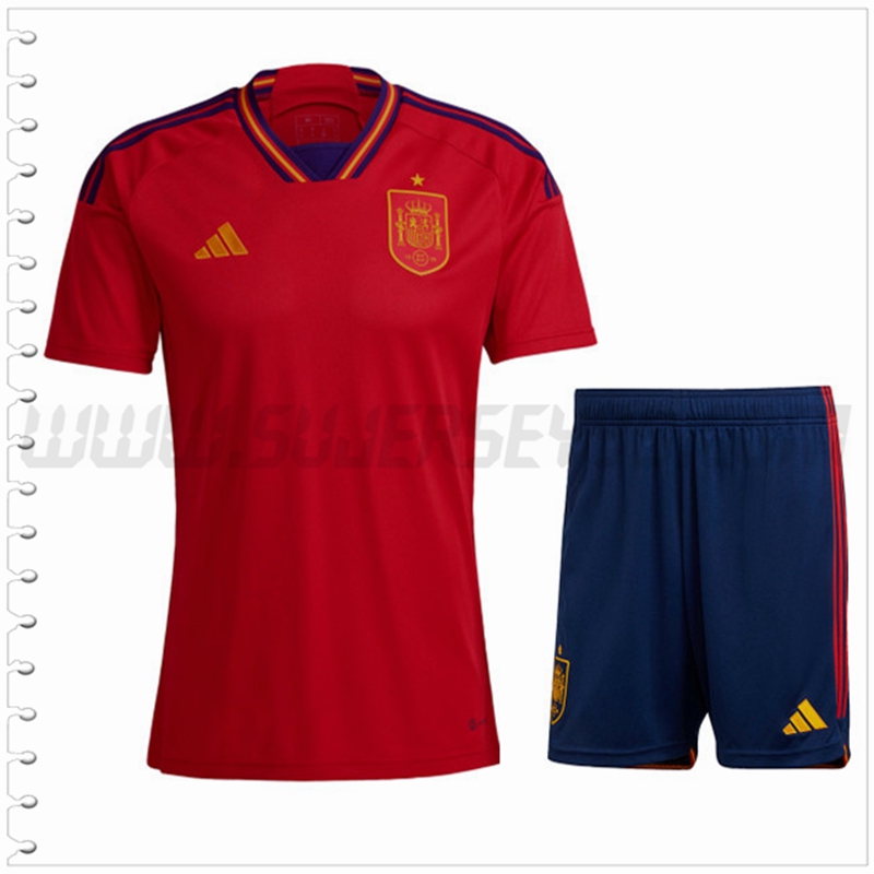 Primera Equipacion del España + Pantalones Cortos 2022 2023