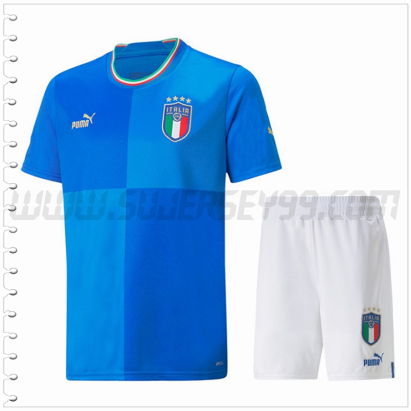 Primera Equipacion del Italia + Pantalones Cortos 2022 2023