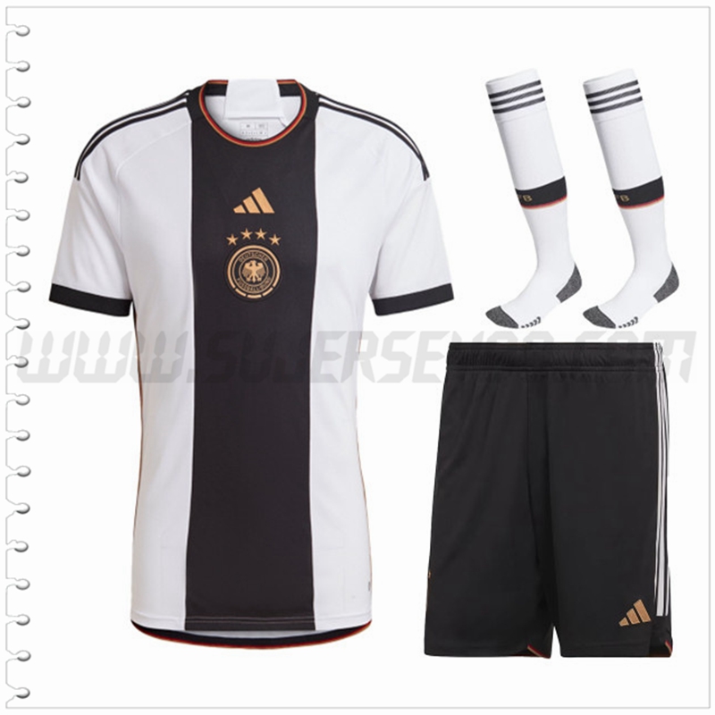 Primera Equipacion del Alemania (Pantalones + Calcetines) 2022 2023