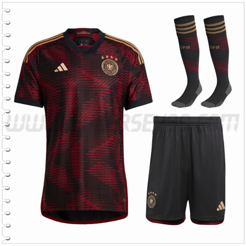 Segunda Equipacion del Alemania (Pantalones + Calcetines) 2022 2023