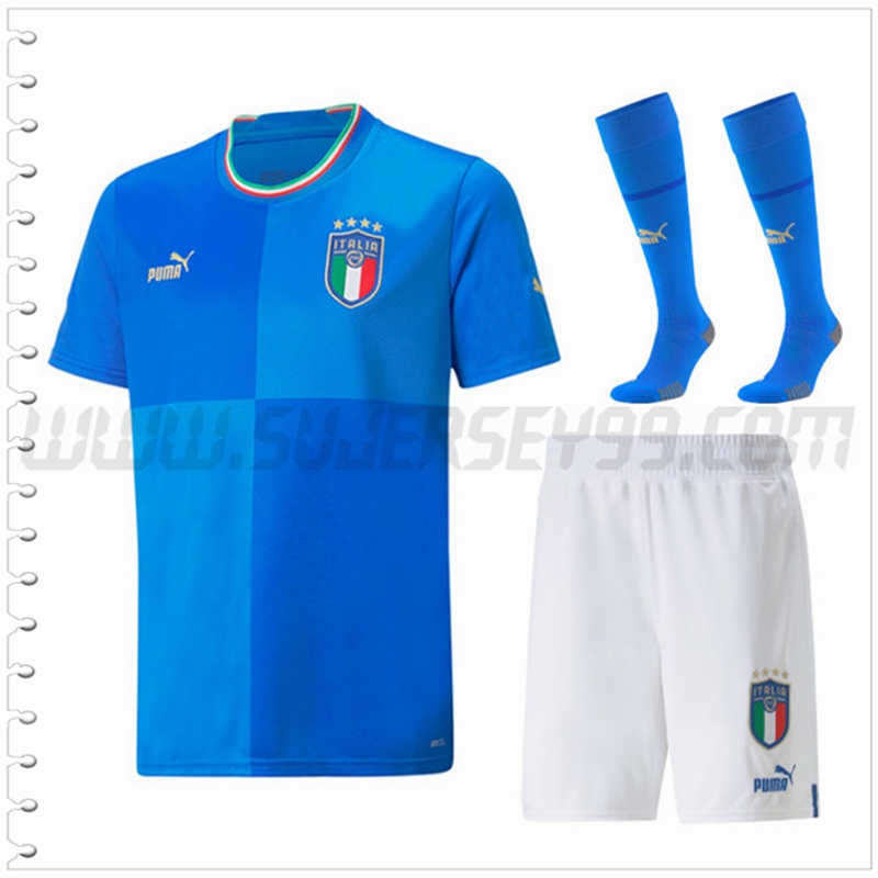 Primera Equipacion del Italia (Pantalones + Calcetines) 2022 2023