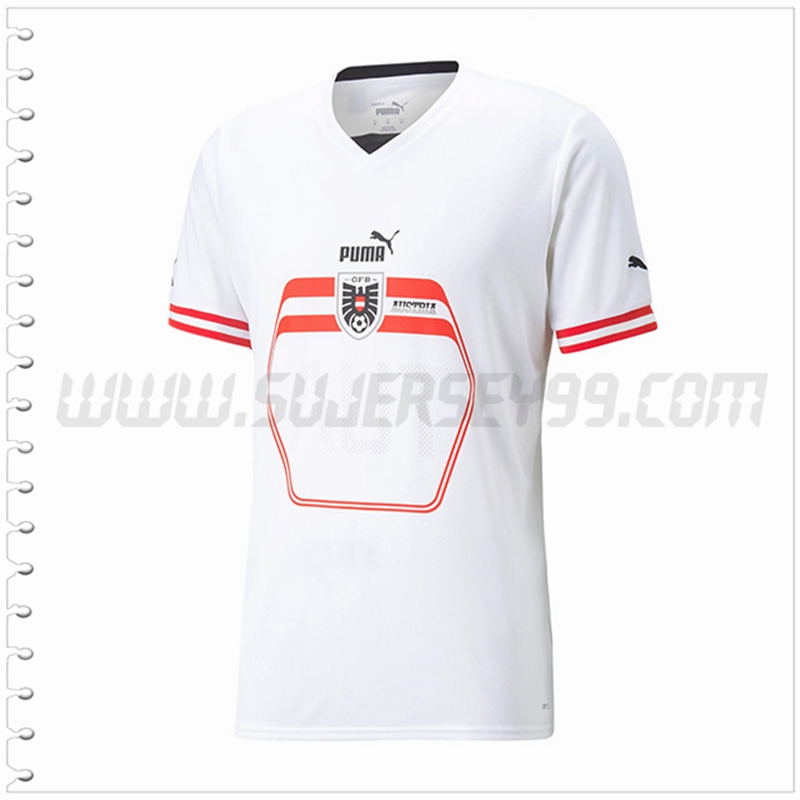 Segunda Nuevo Camiseta Equipo Austria 2022 2023