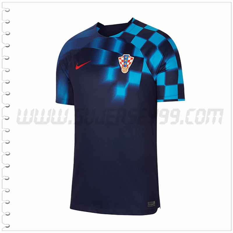 Segunda Nuevo Camiseta Equipo Croacia 2022 2023