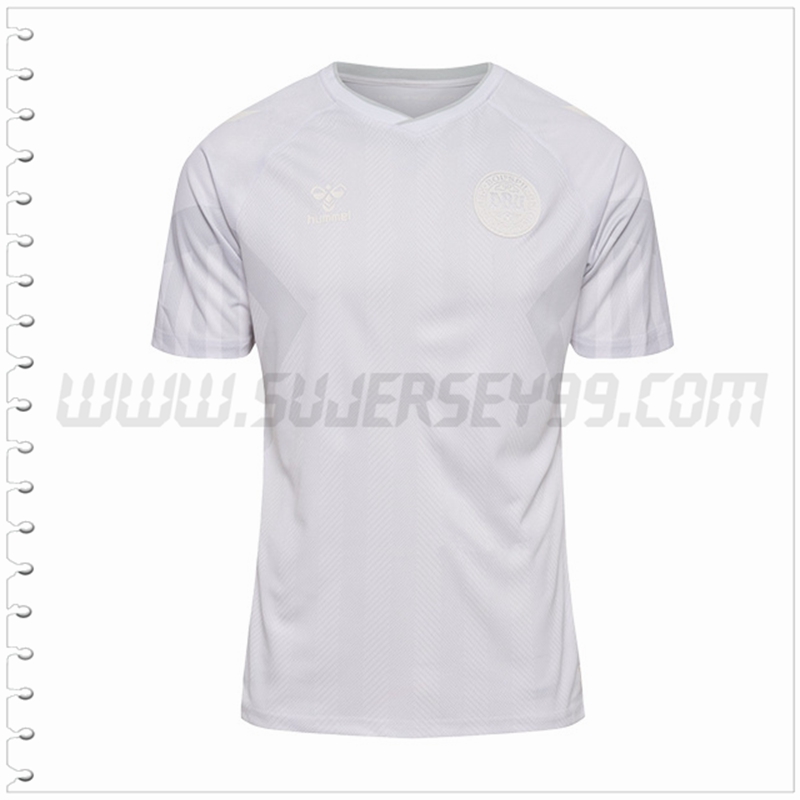 Segunda Nuevo Camiseta Equipo Dinamarca 2022 2023