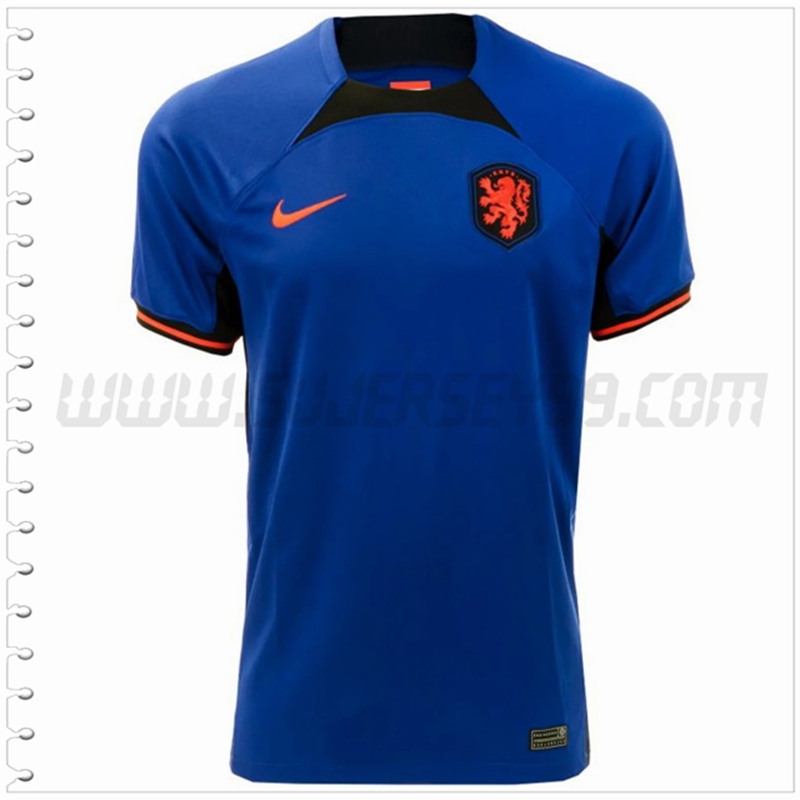 Segunda Nuevo Camiseta Equipo Países Bajos 2022 2023