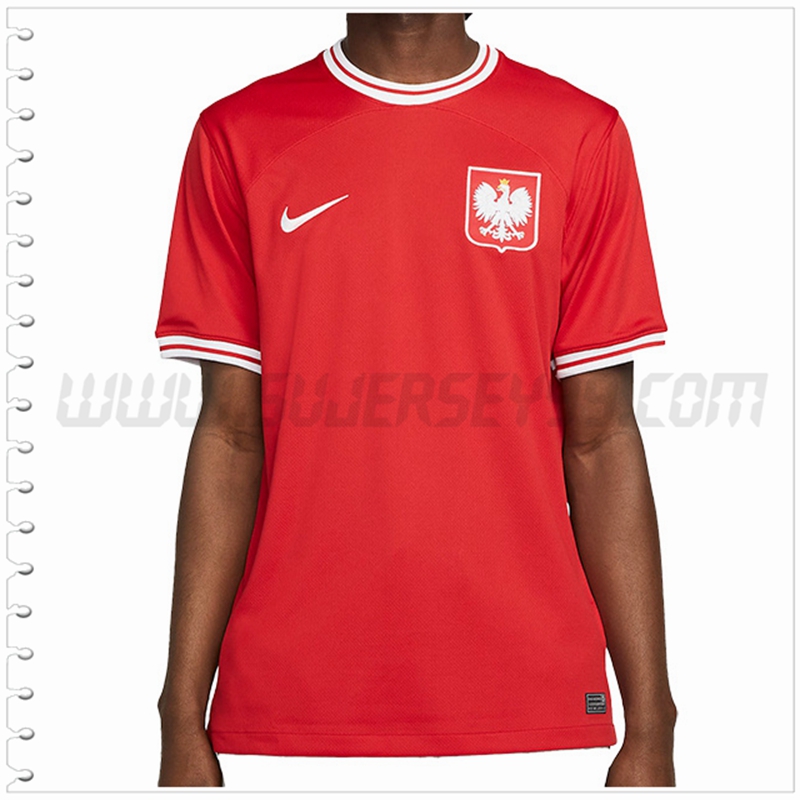 Segunda Nuevo Camiseta Equipo Polonia 2022 2023