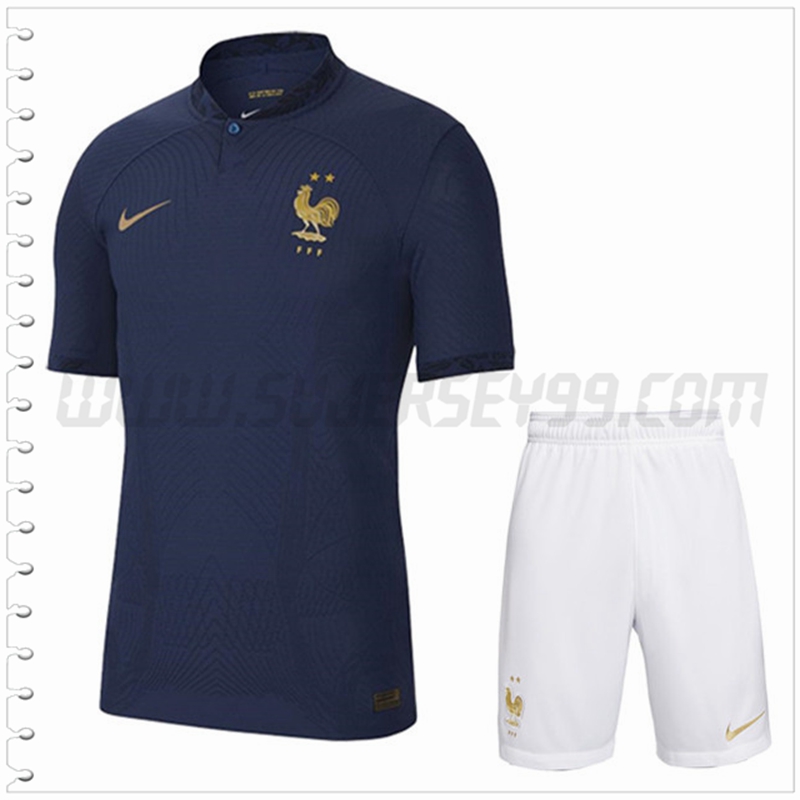 Primera Equipacion del Francia + Pantalones Cortos 2022 2023