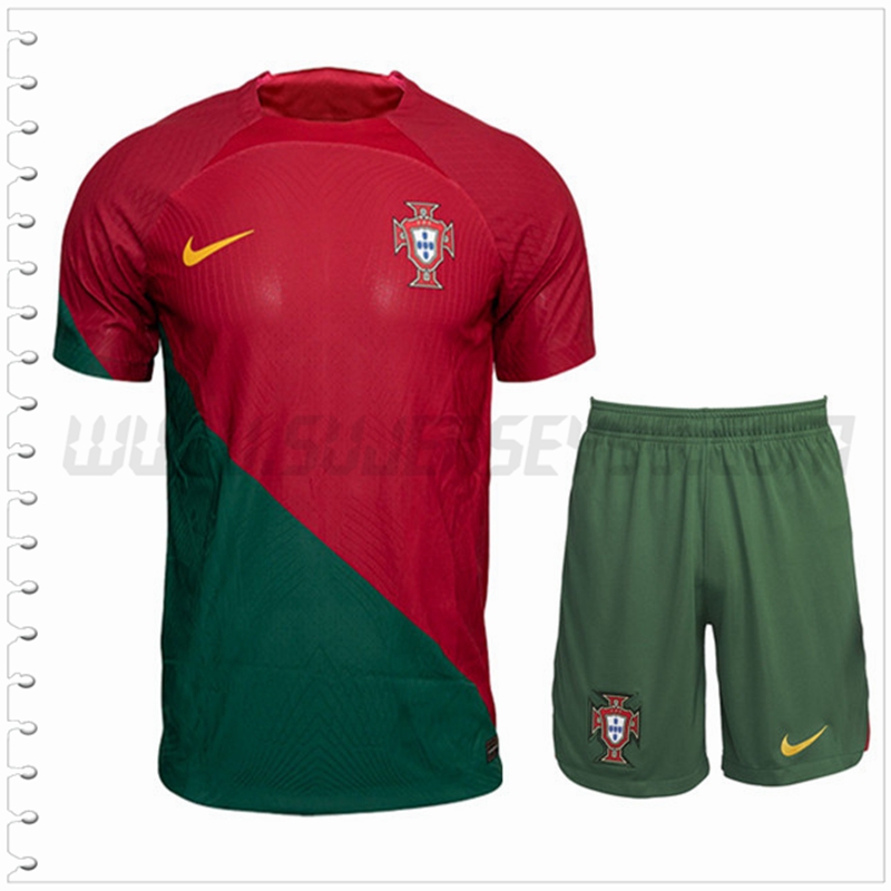 Primera Equipacion del Portugal + Pantalones Cortos 2022 2023