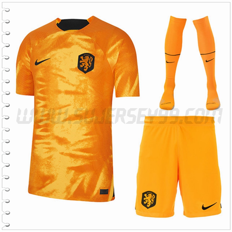 Primera Equipacion del Países Bajos (Pantalones + Calcetines) 2022 2023