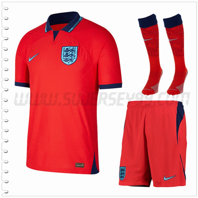 Segunda Equipacion del Inglaterra (Pantalones + Calcetines) 2022 2023