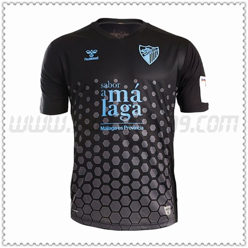 Tercera Nuevo Camiseta Malaga Negro 2022 2023