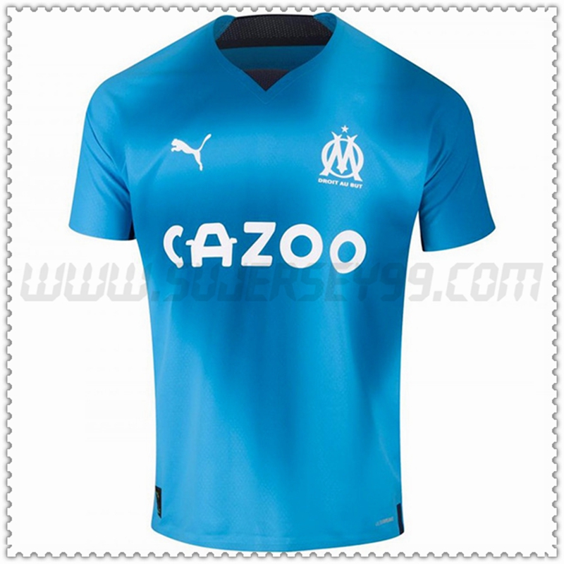 Tercera Nuevo Camiseta Marsella OM Azul 2022 2023