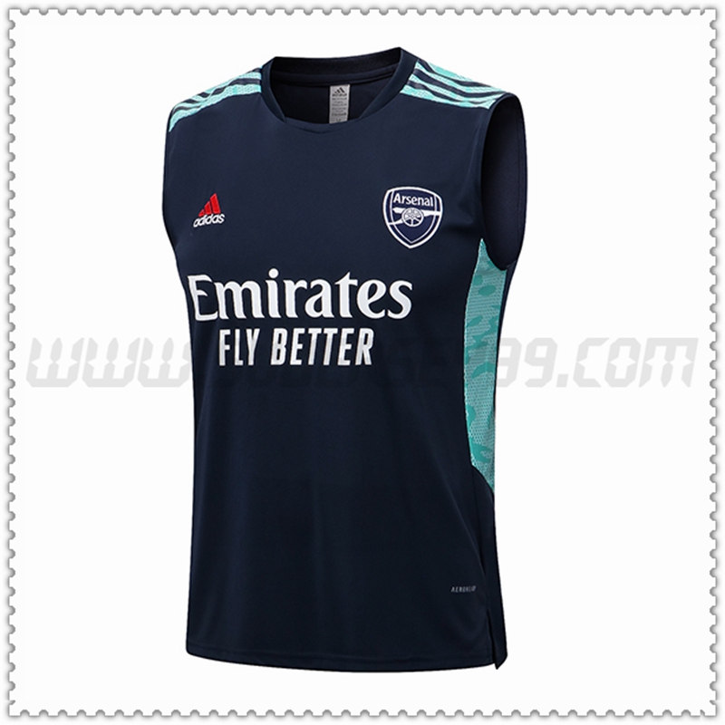 Camiseta Entrenamiento Sin Mangas Arsenal Azul Marino 2022 2023