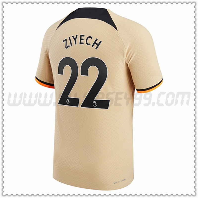 Tercera Camiseta Futbol FC Chelsea ZIYECH #22 2022 2023