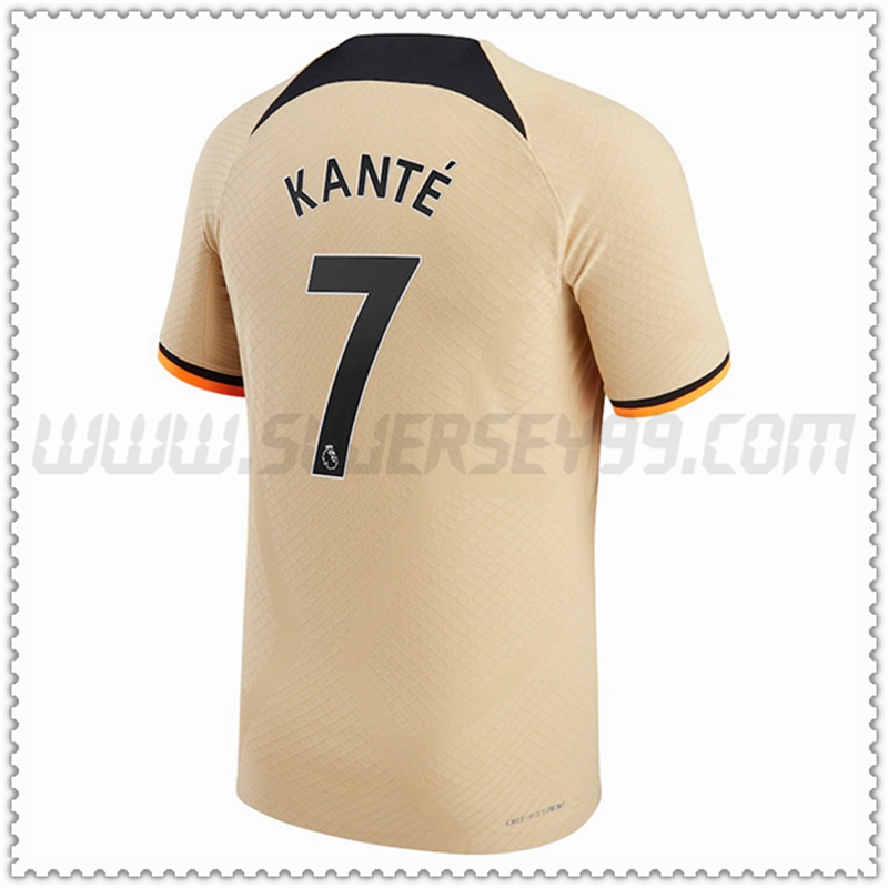 Tercera Camiseta Futbol FC Chelsea KANTÉ #7 2022 2023