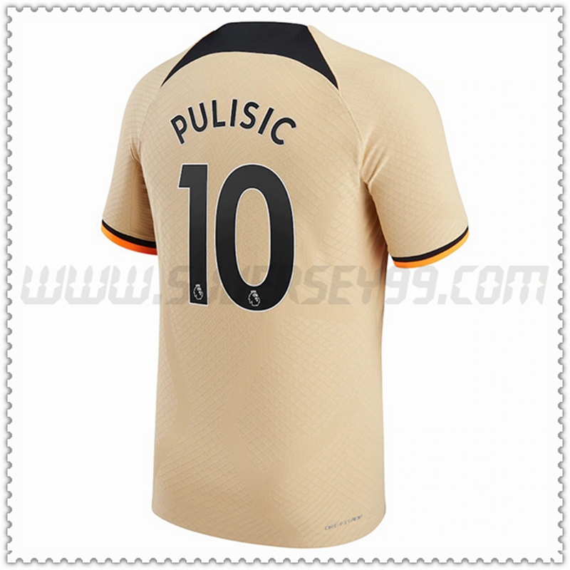 Tercera Camiseta Futbol FC Chelsea PULISIC #10 2022 2023