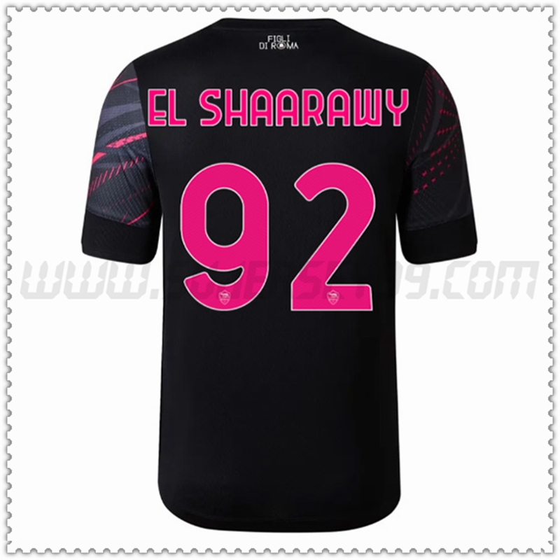 Tercera Camiseta Futbol AS Roma EL SHAARAWY #92 2022 2023