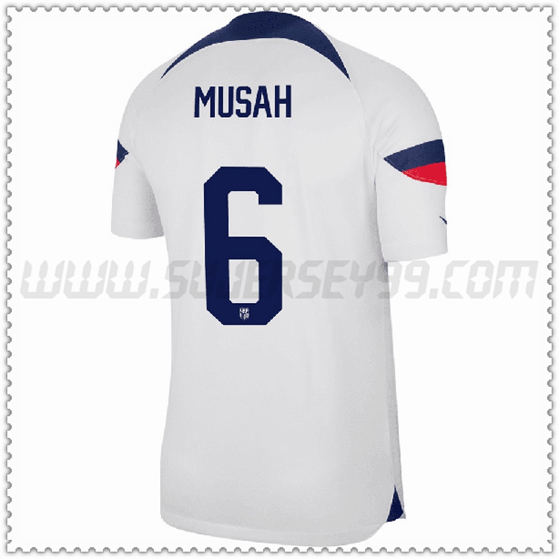 Primera Camiseta Equipo Estados Unidos MUSAH #6 2022 2023