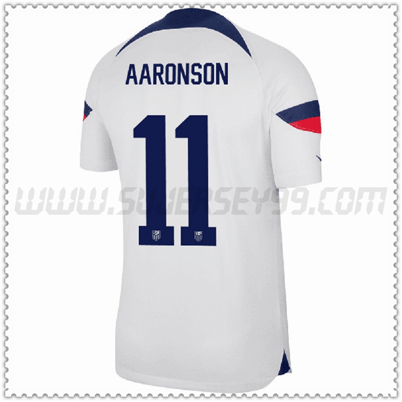 Primera Camiseta Equipo Estados Unidos AARONSON #11 2022 2023