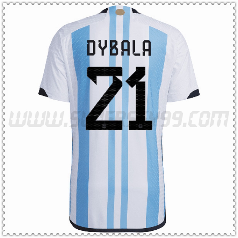 Primera Camiseta Equipo Argentina DYBALA #21 2022 2023