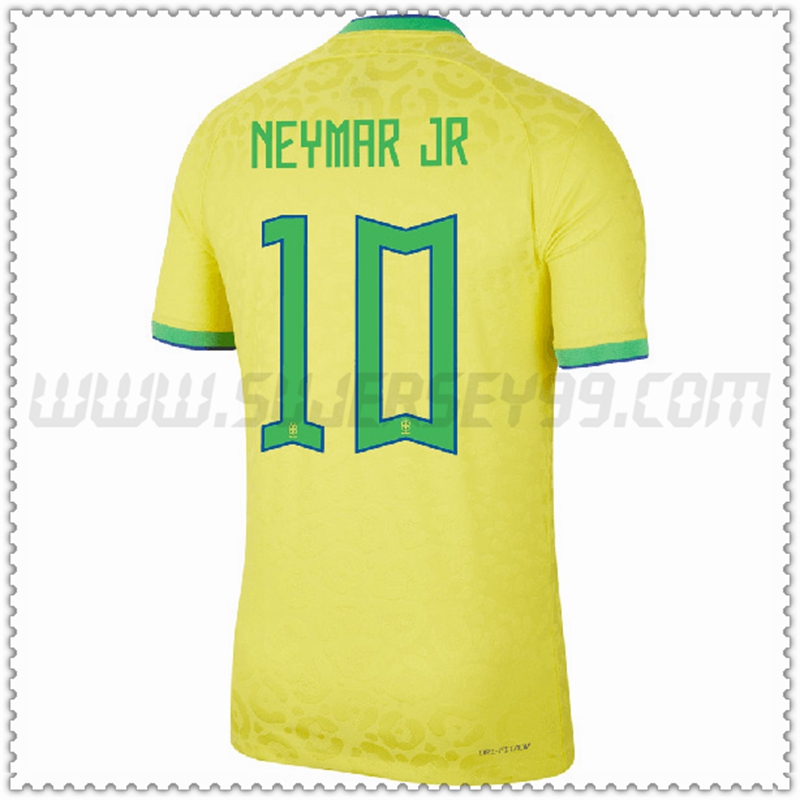 Primera Camiseta Equipo Brasil NEYMAR JR #10 2022 2023